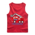 thumbnail image 1 of RXIRUCGD 2025 Vêtements d'Été pour Enfants Chemise de Base à Col Rond Sans Manches pour Garçons, 1 of 2