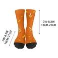 thumbnail image 3 of Crew Socks for Men Cute Banana Print Novelty Soft Lightweight One Size, 3 of 3