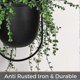 thumbnail image 5 of 2 Pack Hanging Planters for Indoor & Outdoor Plant with 6 inch Pot Hanging Plant Holder, Plant Hang, 5 of 5