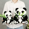 thumbnail image 6 of TYMZDYN 12" Plush Panda Stuffed Animals with Panda Baby Soft Toy, Native Mom & Baby Plush Bamboo Panda, 6 of 6