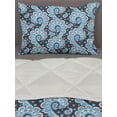 thumbnail image 3 of Paisley Comforter & Sham Bedding Set, Medieval Turkish Curly Fantasy Floral Ornaments Influences, 3 pcs Duvet Set Microfiber Filling Quilt, 5 Sizes, Multicolor, by Ambesonne, 3 of 4