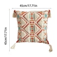 thumbnail image 3 of Pillows for Couch, Boho Tufted Pillow Cover With Tassels Woven Jagged Cushion Case For Sofa Bedroom Living Room Decor, 3 of 6
