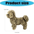 thumbnail image 5 of BQBQERT Brass Animal Statues Figurines Retro Dog Statue Figurines Sculptures Tabletop Centerpieces Home Decors Collectibles, 5 of 9