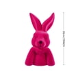 thumbnail image 2 of Décorations de Pâques Figurine Lapin de Pâques Floqué Ornement de Bureau Adapté aux Réglages de Pâques et Cheminée pour Réunions de Famille., 2 of 4