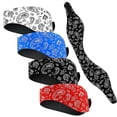 thumbnail image 2 of Lot de 4 bandeaux de natation en néoprène pour adultes, protection des oreilles, pour le yoga et le sport, 2 of 4