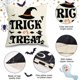 thumbnail image 3 of Juego de 4 fundas de almohada para decoración de Halloween, 18 x 18, para decoración de Halloween, interiores y exteriores, suministros para fiestas, decoración del hogar, funda de almohada, fund, 3 of 5