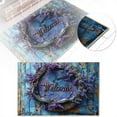 thumbnail image 1 of 3D Floral Print Doormat Set Modern Bath Rug And Entryway Carpet With High Absorbency Machine Washable Floor Mat For Bathroom Front Door Indoor D Bed Blanket Throw 8 by 5 Rug Large Area Rug for Living, 1 of 4