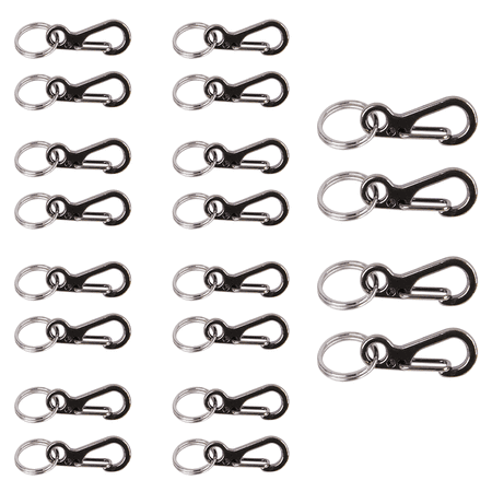 Foto&Tech Small Camera Quick Release Adapter Clip Set for Camera with Round Strap Lugs for Camera Strap Compatible with Canon Nikon Sony Mirrorless Camera 33lb Breaking Force (10 Sets Gray)