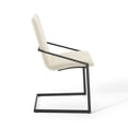 thumbnail image 6 of Modway Pitch 20.5" Fabric Dining Arm Chair in Black and Beige (Set of 2), 6 of 8