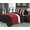 red, variant on Empire Home 8-Piece Pintuck Comforter Set with Matching Sheet Set + Pillow Cases