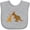 AC-Heather Grey, variant on Inktastic Kangaroo Family Boys or Girls Baby Bib