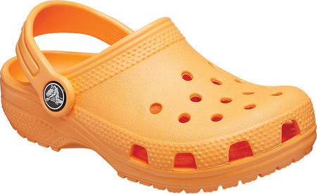 yellow infant crocs