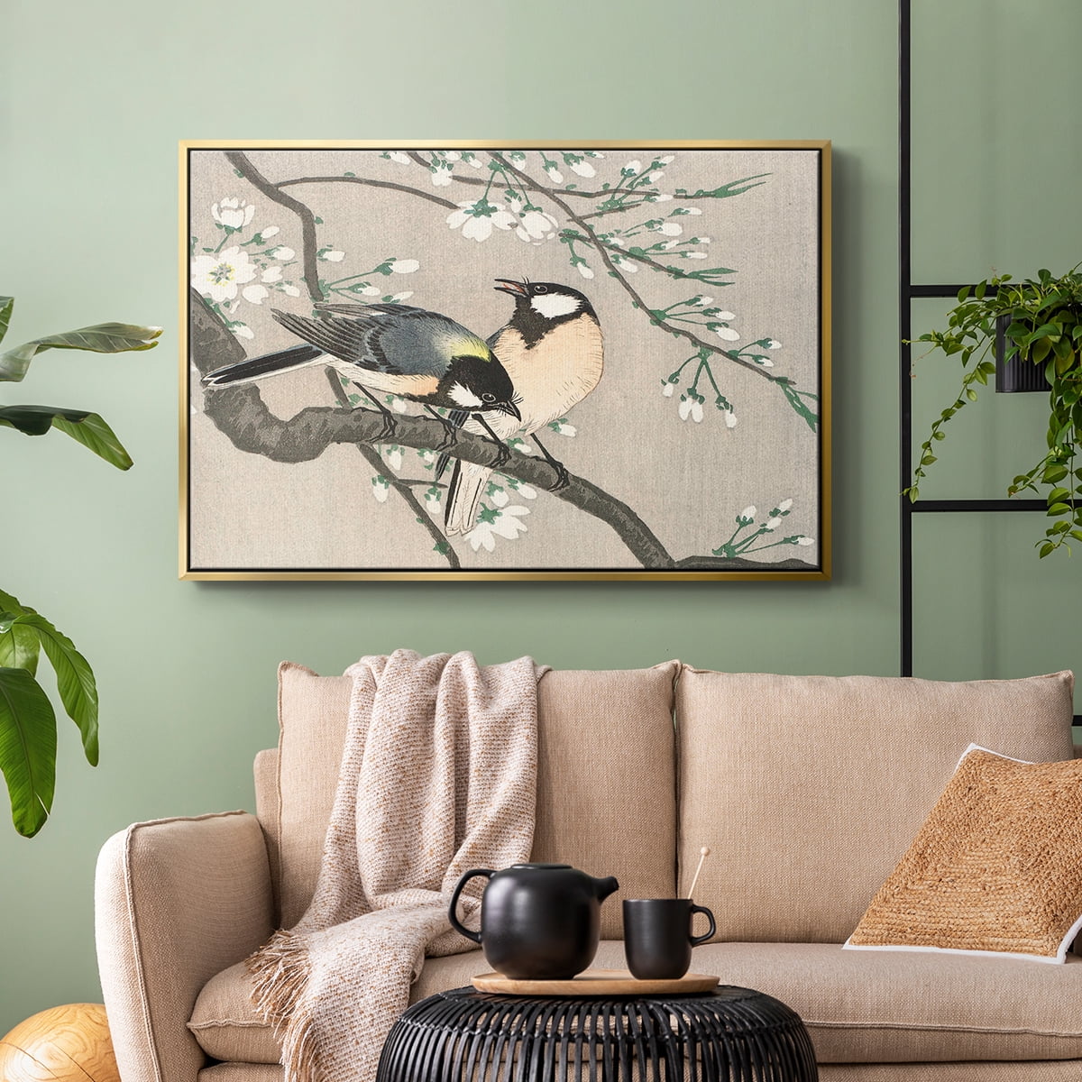 Vintage Landscape-CCXCVII By Wexford Home Framed in Gold Wood Gallery Wrapped Canvas 27 in. x 41 in.