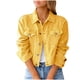 thumbnail image 1 of Chaqueta vaquera para mujer, cárdigan adelgazante de manga larga sólida, traje, abrigo con bolsillo, parte superior Odeerbi  ODB-3, 1 of 5