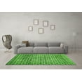 thumbnail image 3 of Ahgly Company Indoor Round Abstract Green Modern Area Rugs, 3' Round, 3 of 4