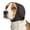 Gray, variant on Amztom Dog Calming Head Wrap for Noise Anxiety, Soundproof Ear Covers for Thunder Fireworks, High Elastic Breathable Summer Cap, Red,M