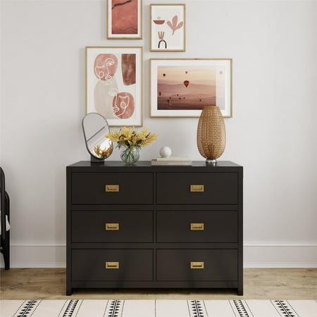 Baby Relax Miles 6-Drawer Dresser  Black
