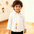 thumbnail image 5 of Afdoent Stylish Boys Shirt With Cartoon Printed Comfortable Daily Wear Casual Long Sleeve Top For Kids And Youth Soft Breathable Fabric For School And Outdoor Activities 6-8 Years, 5 of 8
