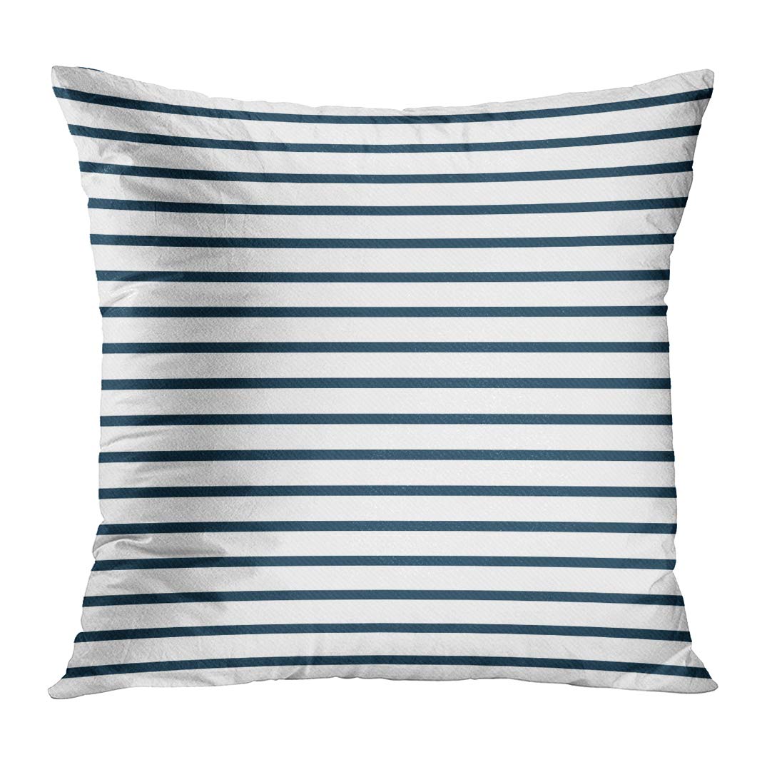 Throw Pillow Cover Cute Preppy Navy Blue And White Greek Key Girly