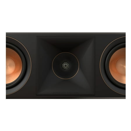 Klipsch - Reference Premiere Series Dual 5.25" 400-Watt Passive 2-Way Center-Channel Speaker - Ebony