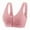 Pink, variant on Elainilye Fashion Wireless Bra for Women Gathering Bra Breast Feeding Bras Front Closure Bra Yoga Running Bra Underwear,Brown