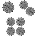 thumbnail image 3 of Manteles Individuales Tela Araña Halloween Resistentes Al Calor (1 Unidad), 3 of 7