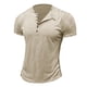 thumbnail image 1 of pstuiky Camisas casuales de manga corta para hombre, Camiseta de manga corta para hombre, estilo casual, lisa, con cuello redondo y botones camisas casuales para hombre xxl, 1 of 4