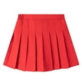 thumbnail image 4 of Uniform Skirt for Girls High Waisted Pleated Skirts with Built-in Shorts Back To School Clothes for Toddler Girls Skirt Uniform 2-3 Years, 4 of 4