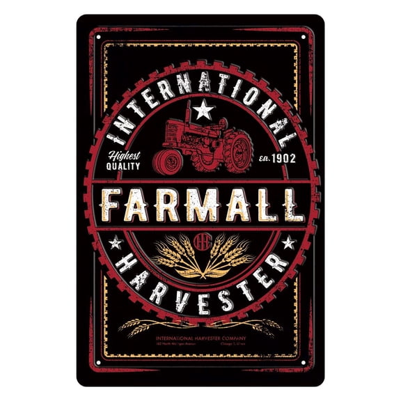 International Harvester Farmall 12" x 18" Metal Sign Made in the USA Sign-1909