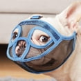 thumbnail image 3 of Bozal para perro con hocico corto, Bulldog Stop Dog para morder, ladrar, masticar, ajustable, boca corta, antimordeduras, máscara anticomida, suministros para mascotas, 3 of 8