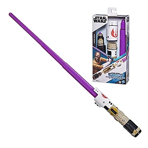 Espada láser de juguete Star Wars Mace Windu Color Morado Extensible