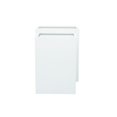 thumbnail image 3 of Studio 350 White Metal Modern Planter (Set of 2) - S/2 17", 14"W White, 3 of 5
