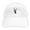 White, variant on - Skeleton Metal Hands Dad Hat