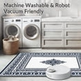thumbnail image 5 of ODIKA 5'x7' Machine Washable Non-Slip Area Rug, Bloom Trellis Exquisite Timeless Handsome High Traffic Rug, Black, 660191, 5 of 5
