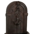 thumbnail image 3 of Sunnydaze 27"H Electric Polystone Florence Outdoor Wall-Mount Water Fountain, Iron Finish, 3 of 6