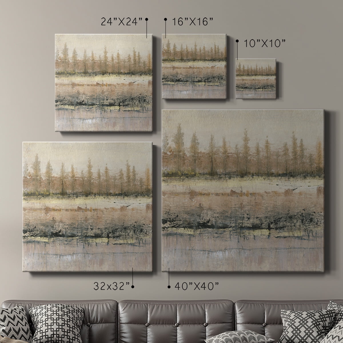 Wexford Home What Lies Beneath I-Premium Gallery Wrapped Canvas, 40" x 40" - Ready to Hang