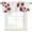 Red, variant on Ladybug Kitchen Valances for Windows, Red Black Vintage Bathroom Window Valances 54x18 Inch Rod Pocket Window Treatments Valance Curtains for Living Room Bedroom Decor