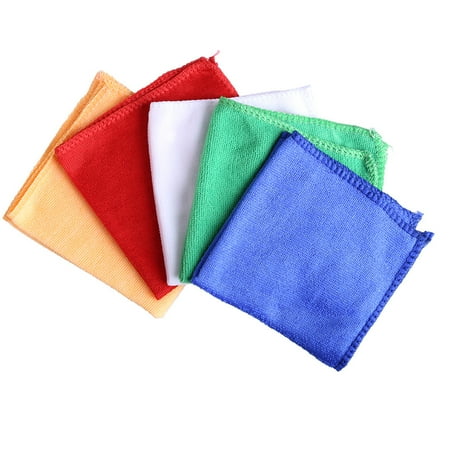 

Mortilo best Kitchen gadgets 2022 Home Kitchen Household Cleaning Supplies Microfiber Cleaning Cloths – Pack Of 50 Towels Blue Red White Green Orange Multicolor