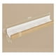 thumbnail image 3 of Estante de ducha y almacenamiento de madera maciza, tocador de baño, estante para colgar en la pared, estante de almacenamiento para espejo de pared, blanco JAMW Sencillez, 3 of 5