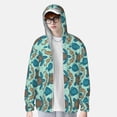 thumbnail image 2 of Balery Turtles And Seahorses Sudadera ligera de manga larga con capucha y protección solar UPF 50+ para hombre y mujer, ideal para pesca y running-Medium, 2 of 7