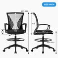 thumbnail image 7 of BestOffice Ergonomic Office Chair, Lumbar Support, Rolling Swivel for Men, Women(Black), 7 of 7