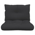 thumbnail image 4 of vidaXL Pallet Cushions 2 pcs Black Fabric, 4 of 8