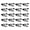 20 packs, variant on Shaking Resistant Dashboard Fastener Clips Heavy Gauges Metal Interior Trim Retainer Quick Fixing for Multiple Vehicles