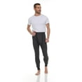 thumbnail image 6 of 12 Pack Thermal Pants for Men, Long Johns Mens Underwear Bulk Wholesale, Cotton, Solid Colors, Shelter Donations (Gray), 6 of 8