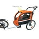 thumbnail image 2 of Booyah Strollers Double Child Baby Bike Bicycle Trailer, Jogger, Stroller with Suspension (Green), 2 of 5