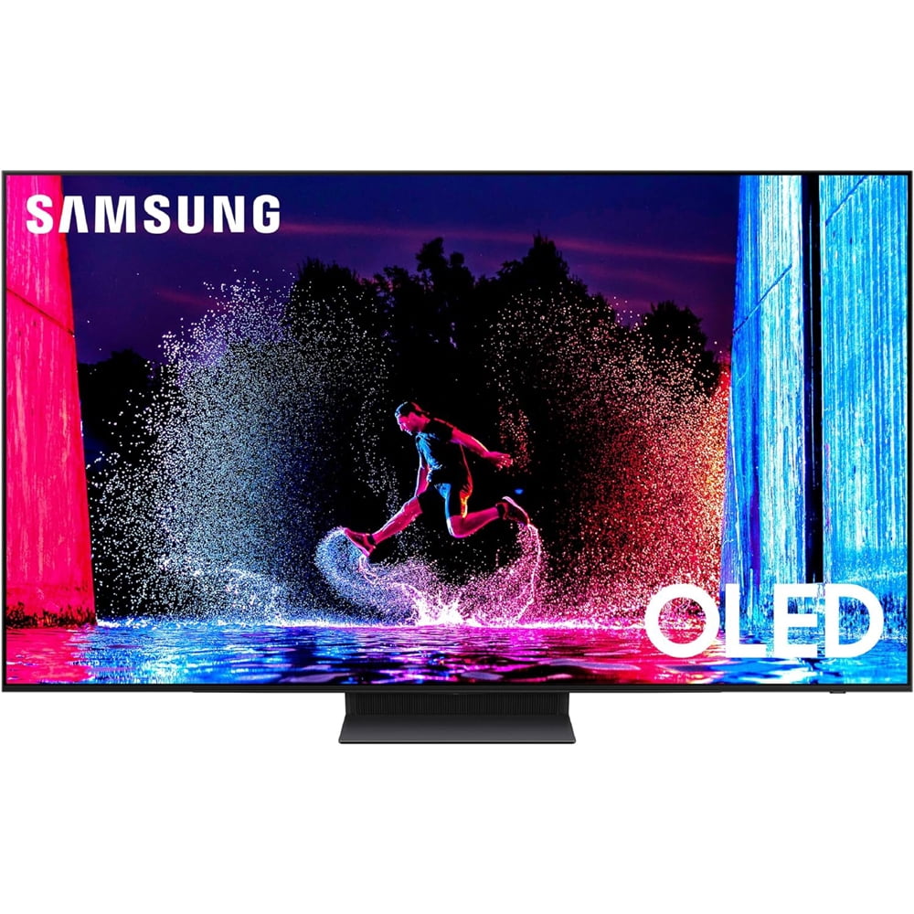 Samsung QN55S90DA 55 Inch OLED 4K Smart TV (2024) Bundle with Deco Gear 4K HDMI 2.0 Cable x2 & CPS Exclusive 12 Month Protection