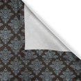 thumbnail image 5 of Ambesonne Damask Grommet Curtain, Classic Baroque Leaves, 50" x 108", Dark Brown and Blue Grey, 5 of 6
