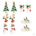 thumbnail image 1 of 20 Piezas de Navidad Mixtos para Crear Pendientes,Colgantes de Joyería Sunnimix Encantos de navidad, 1 of 8