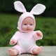 thumbnail image 4 of Muñeca de vinilo, muñeca parlante artificial, muñeca infantil, juguete lavable, casa de juego de goma suave, juguete de decoración de muñecas, 4 of 5