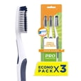 thumbnail image 1 of Cepillo Dental Pro Doble Acción Mayor Alcance 3 pzas, 1 of 5